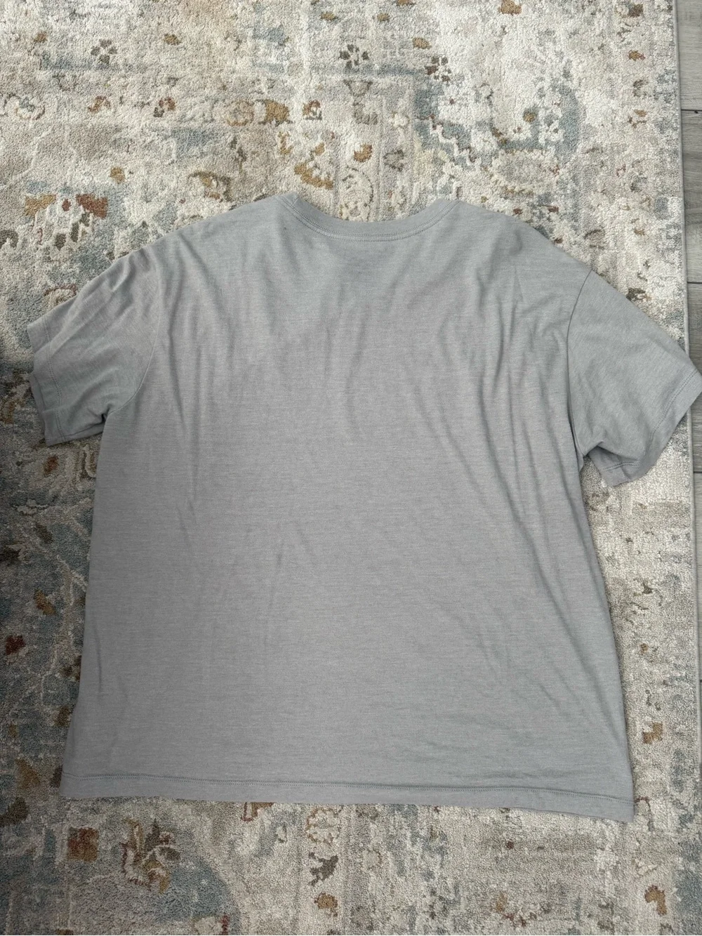 The North Face Men's Heather Gray Logo Short Sleeve Tee